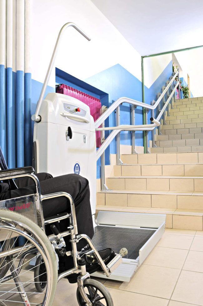 A modern and stylish mobility solution by Aussie Glide, providing comfort and accessibility in home living spaces